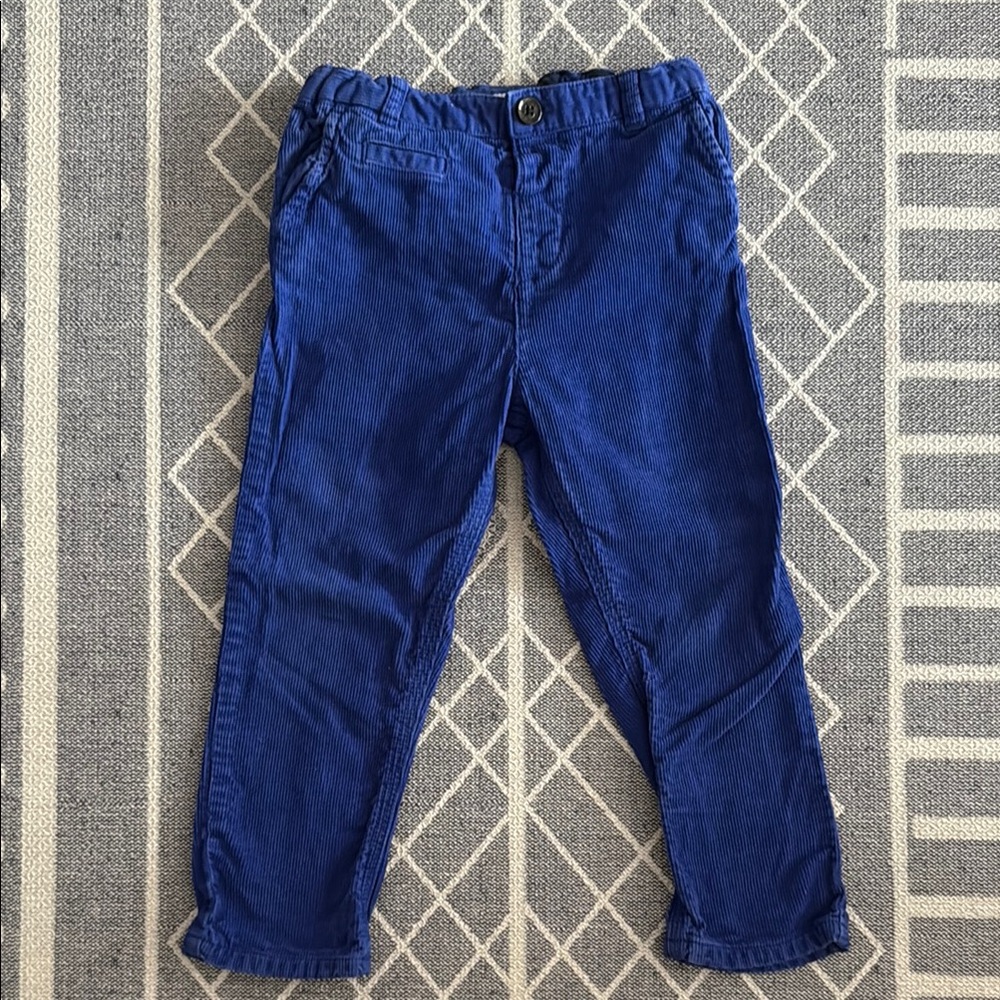 Burberry Blue Casual Cotton Pants